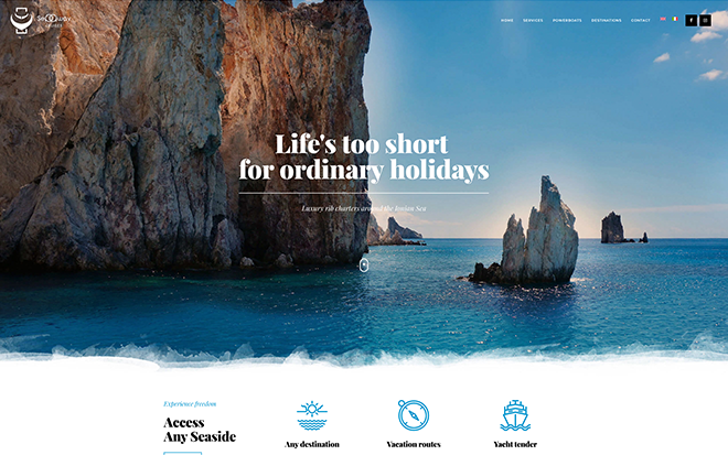 Sea Away Cruises - Luxury Rib Charters around the Ionian Sea